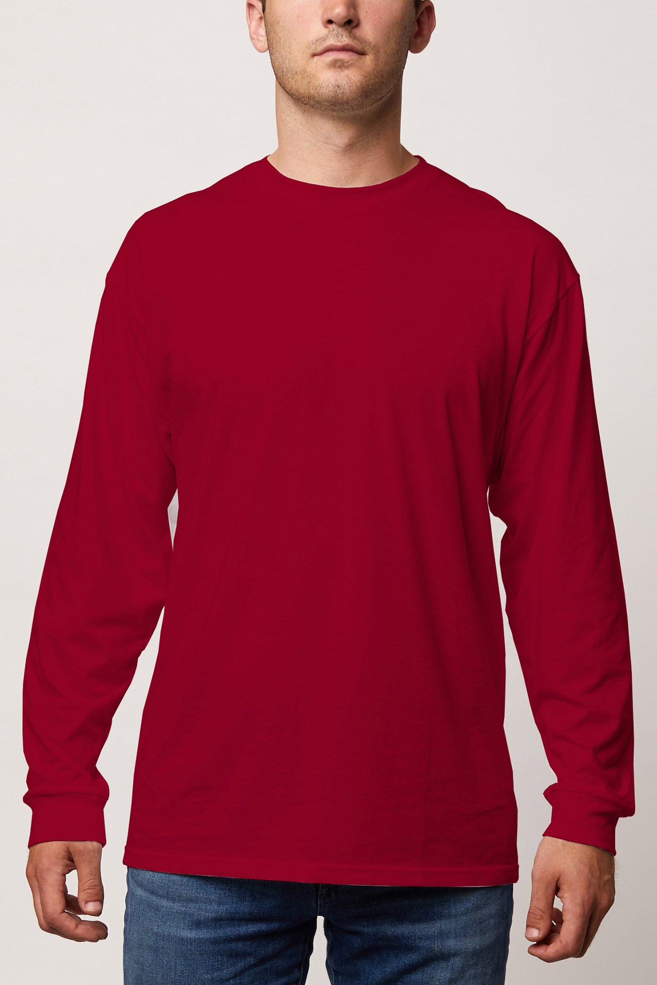 #SM4150LS Recycled - Long Sleeve Crew - Mens