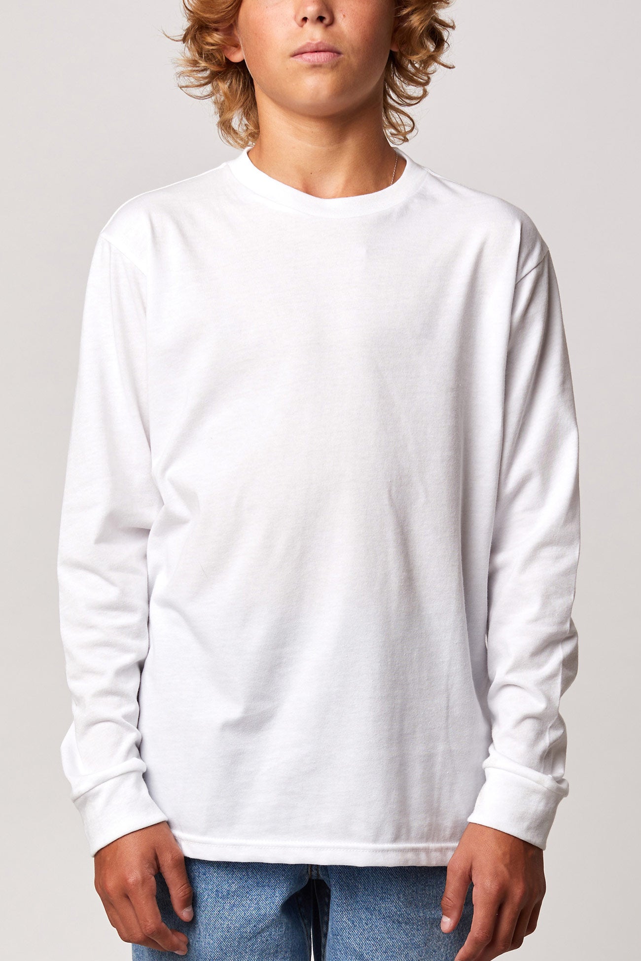 #SY4150LS Recycled - Long Sleeve Crew - Youth