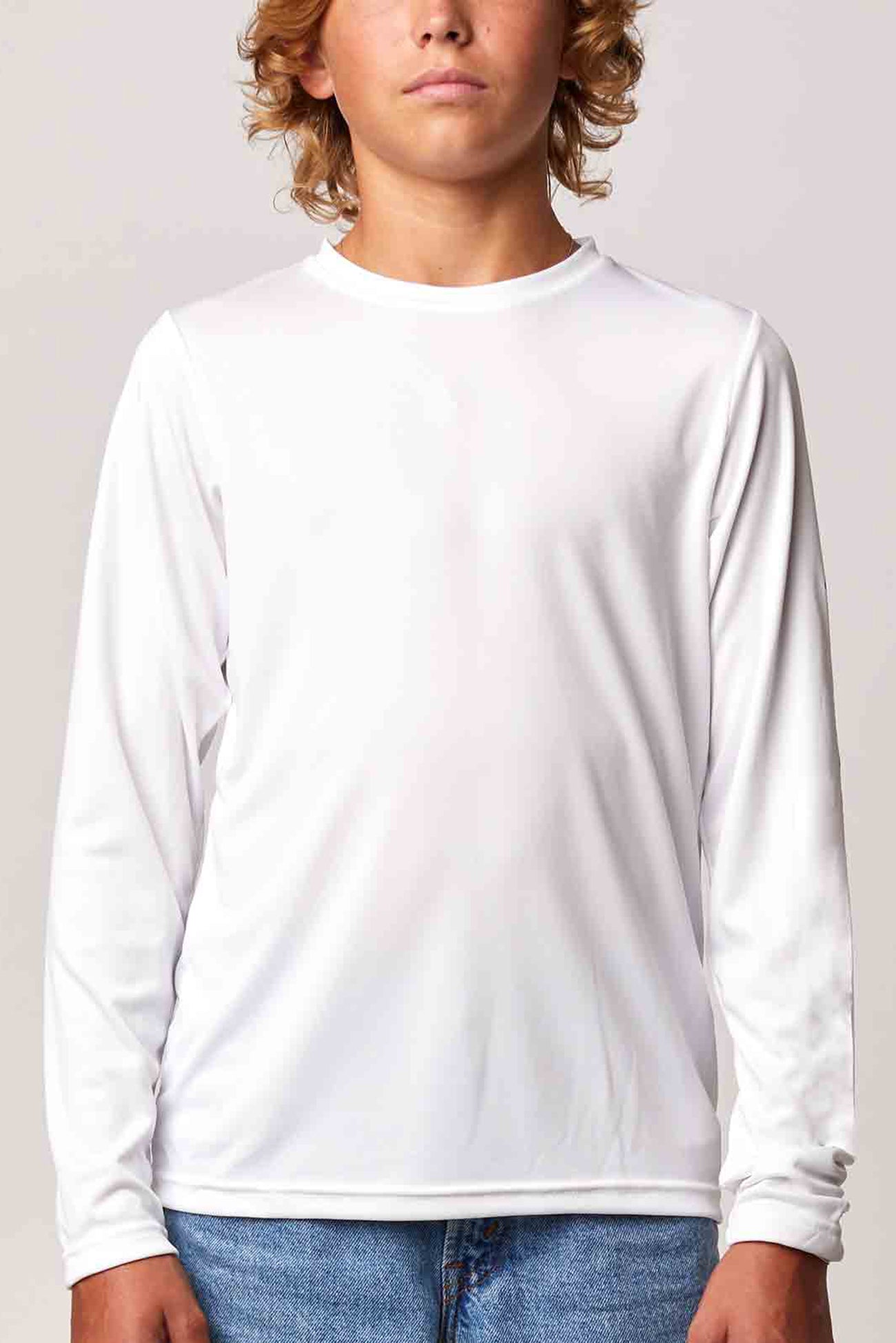 #SY3150LS Defender - Long Sleeve Crew - Youth